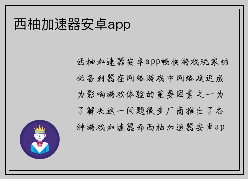西柚加速器安卓app